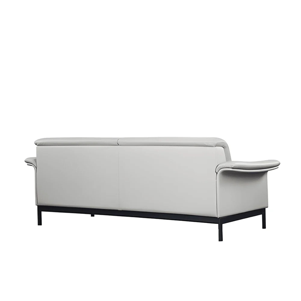 ST071 Flavia Three-seat light luxury leather combing