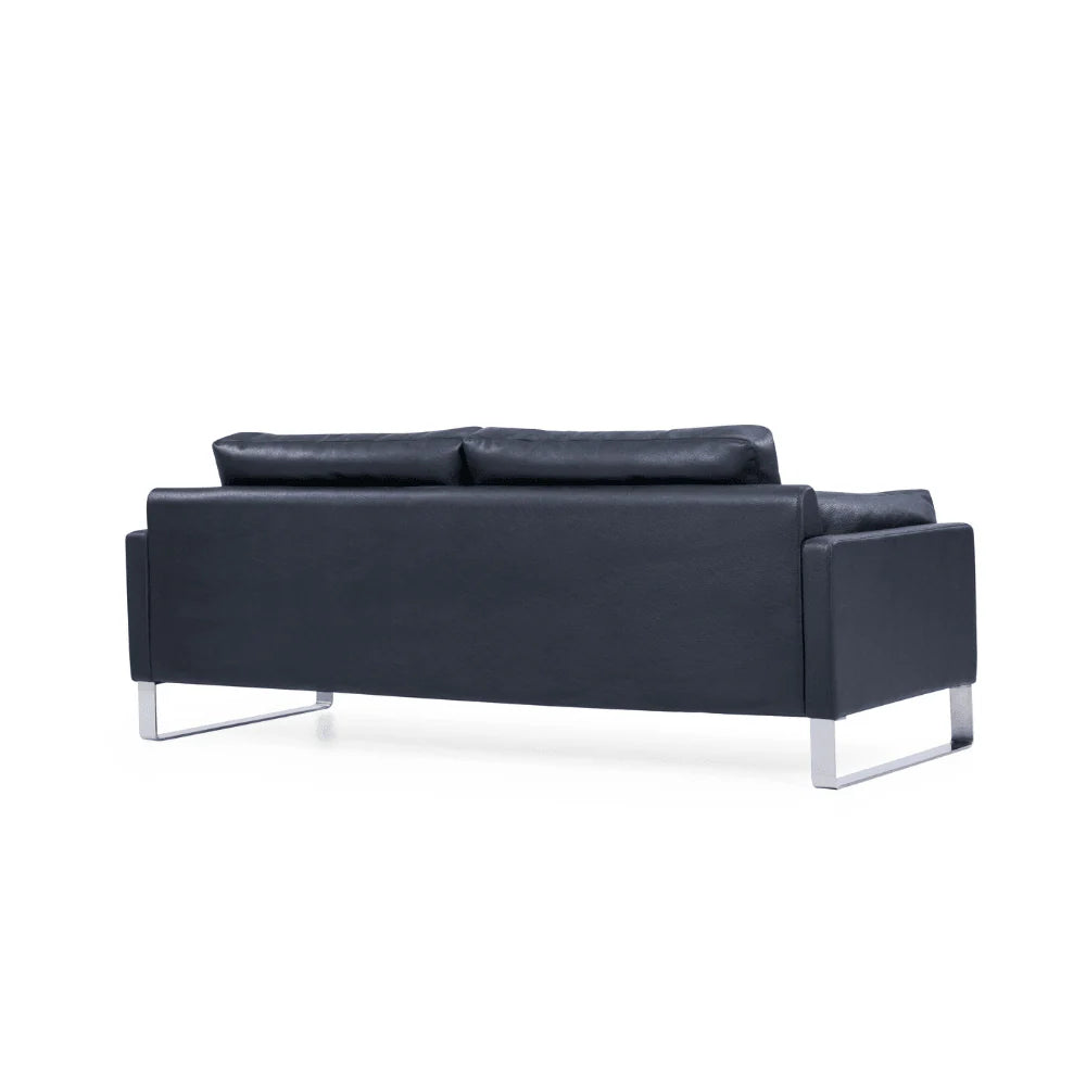 ST074 Emilio Three-seat luxury leather office combing