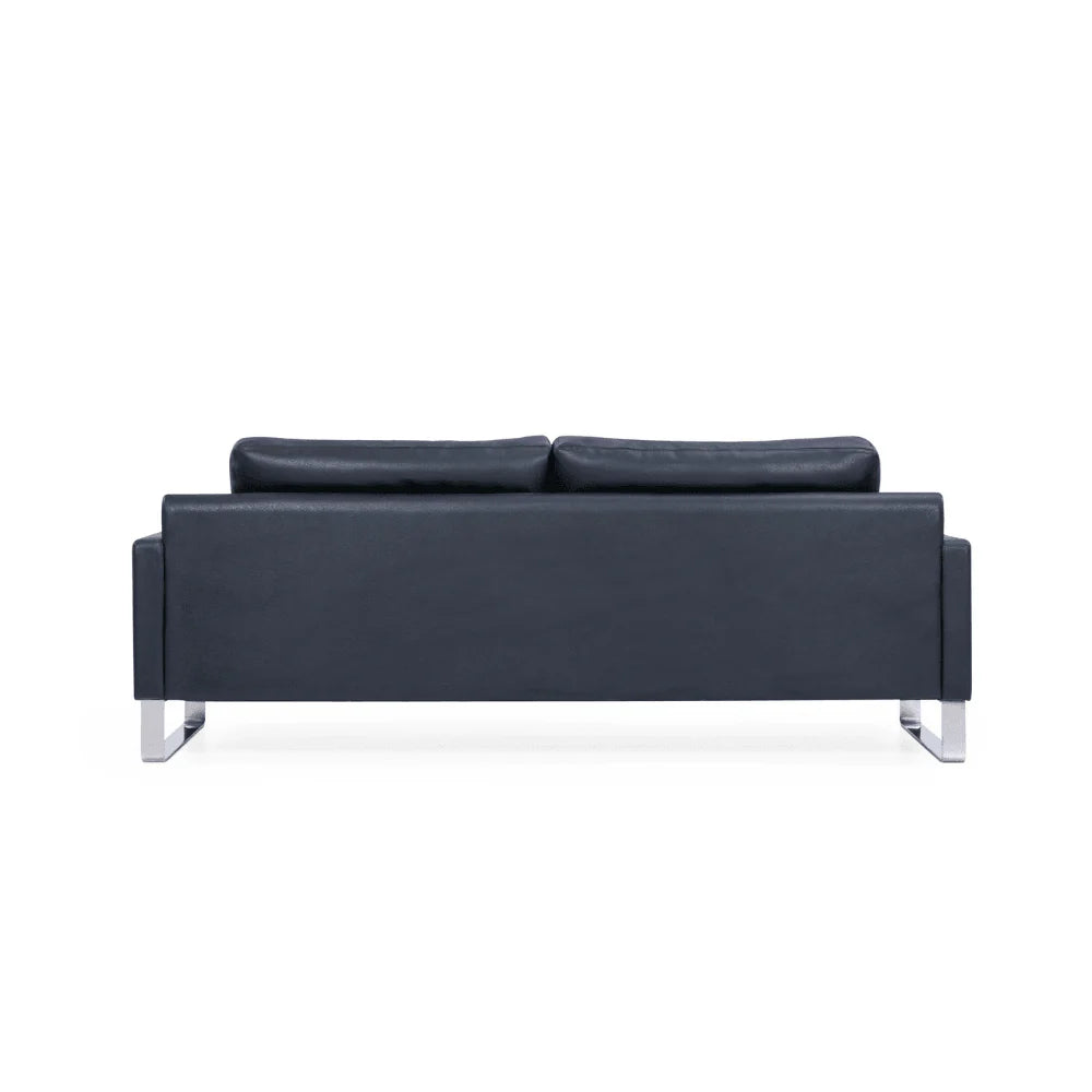 ST074 Emilio Three-seat luxury leather office combing
