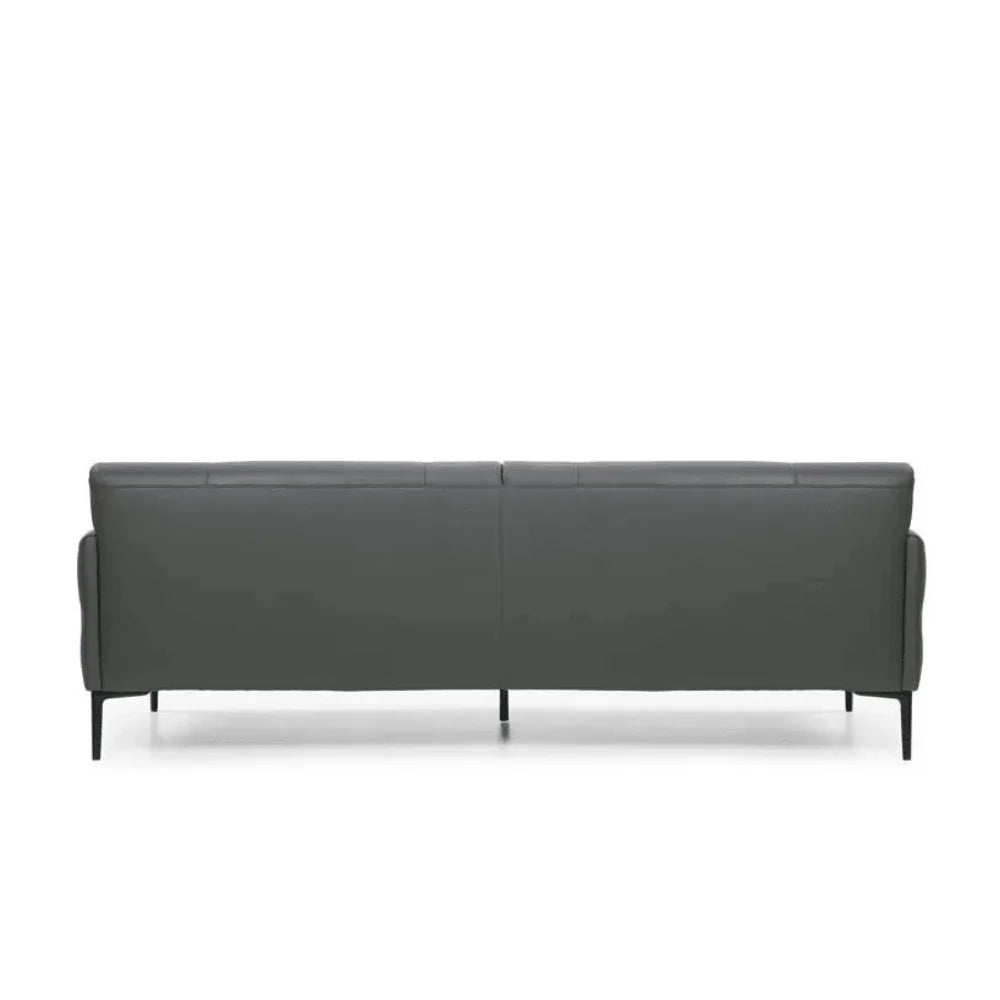 ST075 Aldo Three-seat reception leather office combing