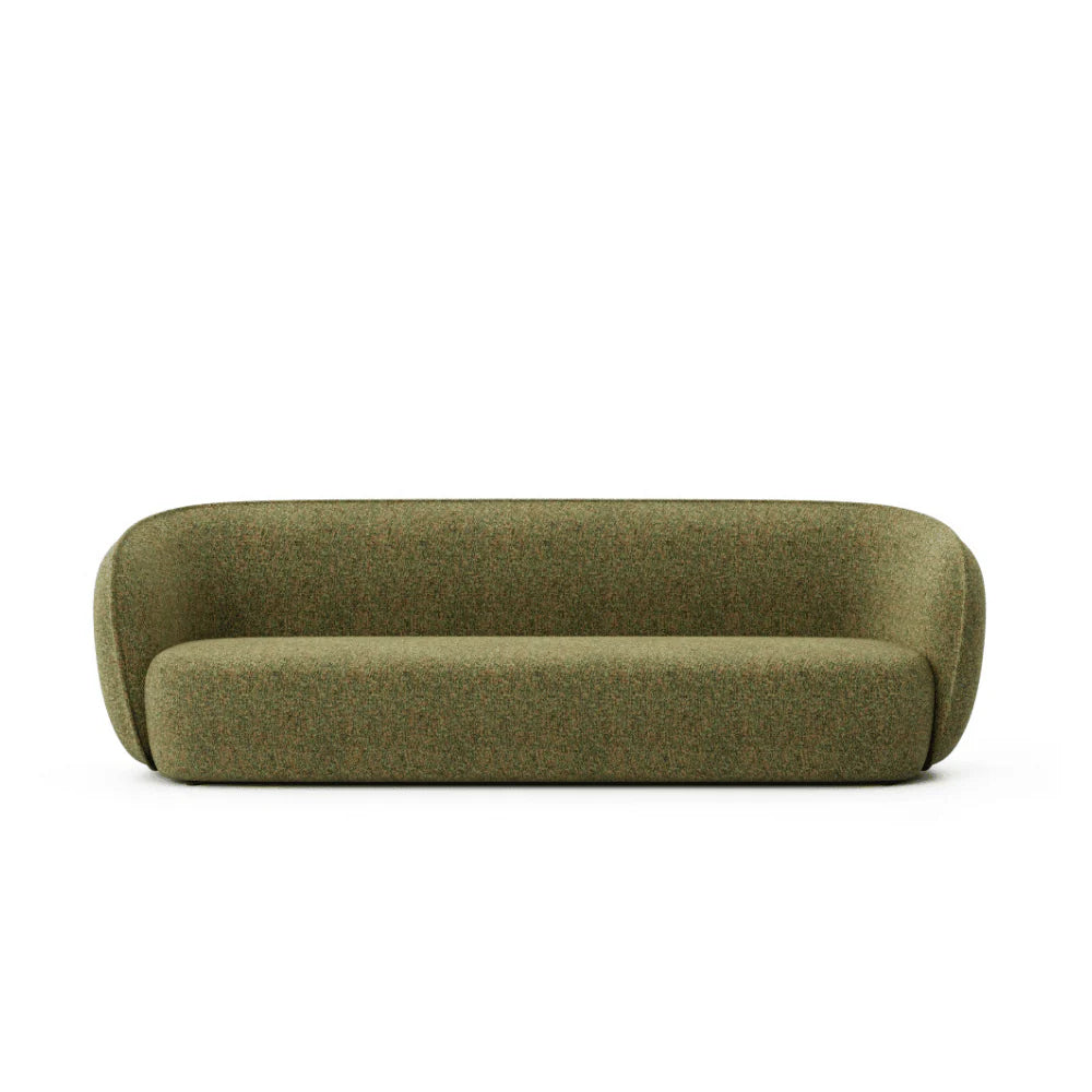 ST077 Loreda Three-seat curved fabric combing