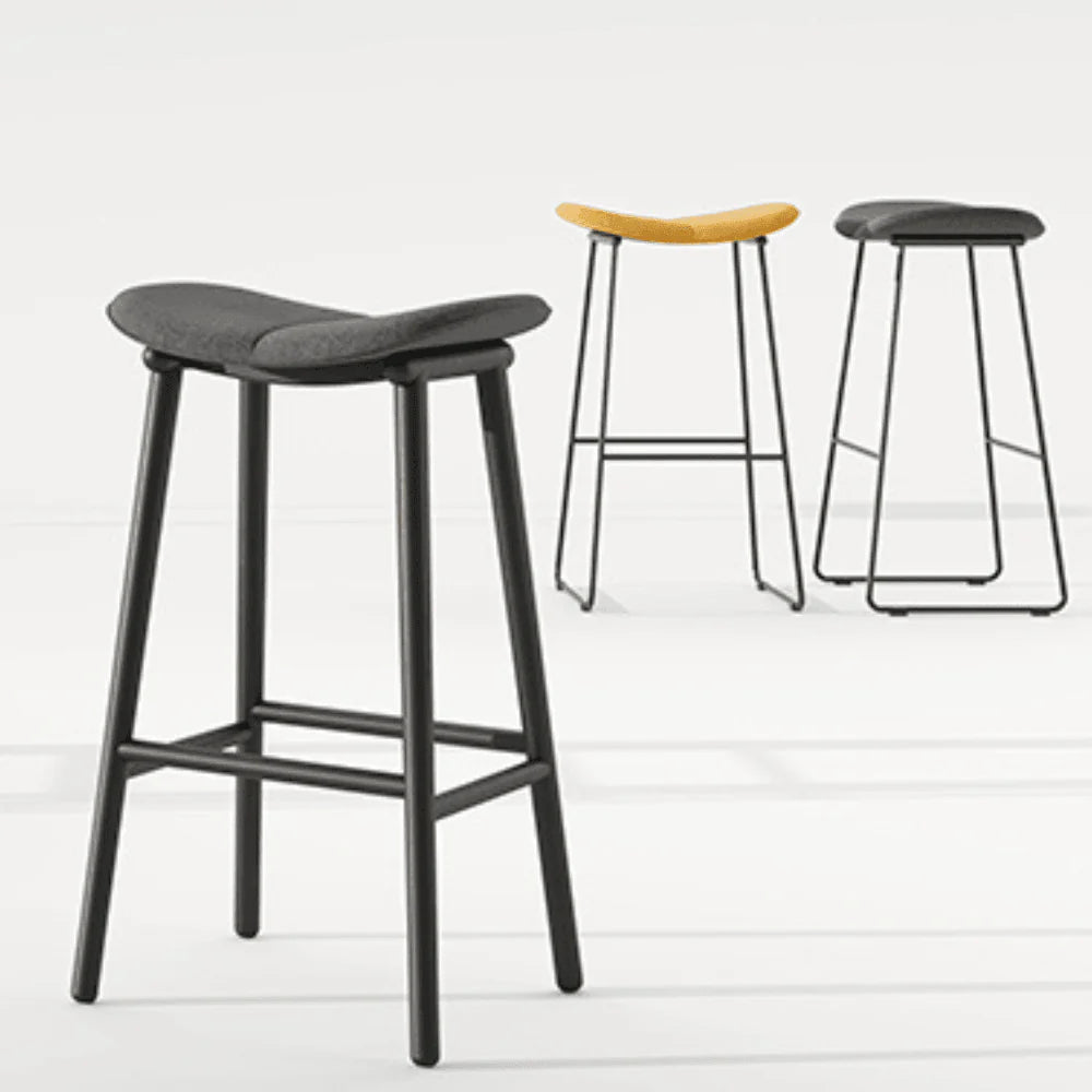 ST089-Baris solid wood high-legged bar chair