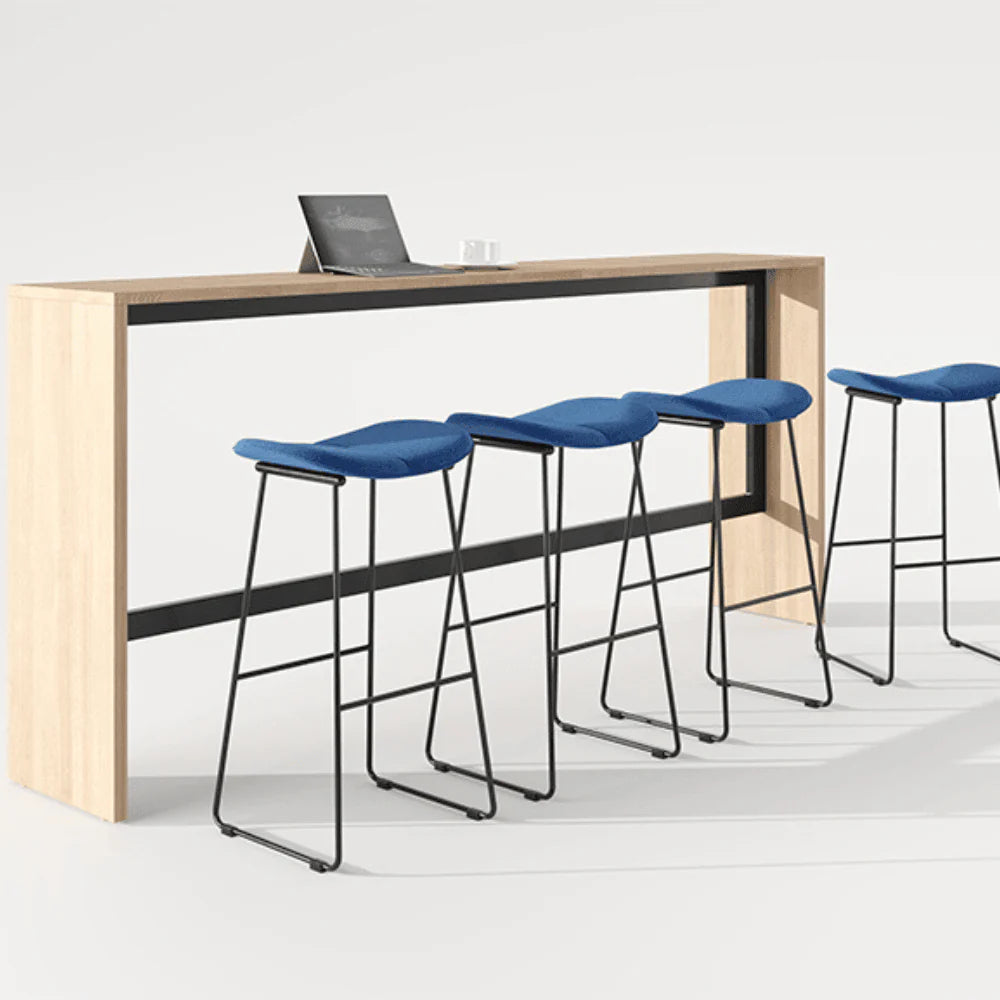 ST090-Espre Metal Sled Foot Bar Chair