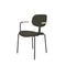 ST093B-Bella fabric armrest dining chair/customer chair