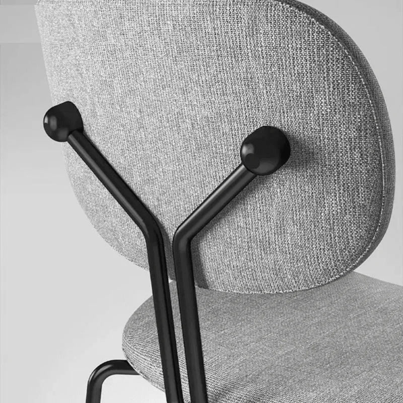 ST093B-Bella fabric armrest dining chair/customer chair