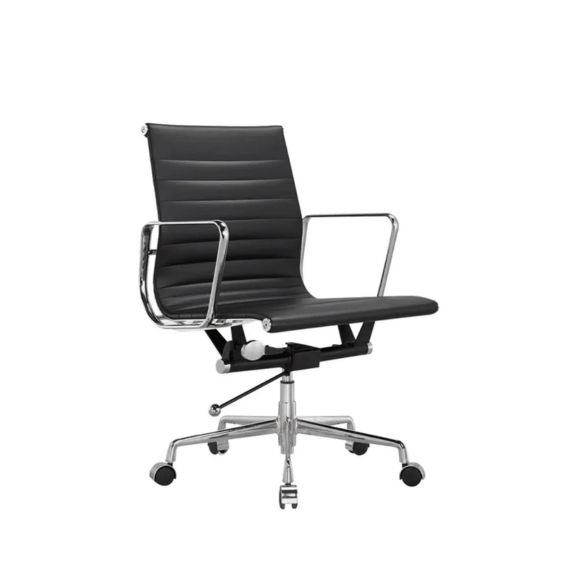 EC106-L EAMES Style Middle Back Office Leather Large Class Chair｜Ergonomic Executive Chair