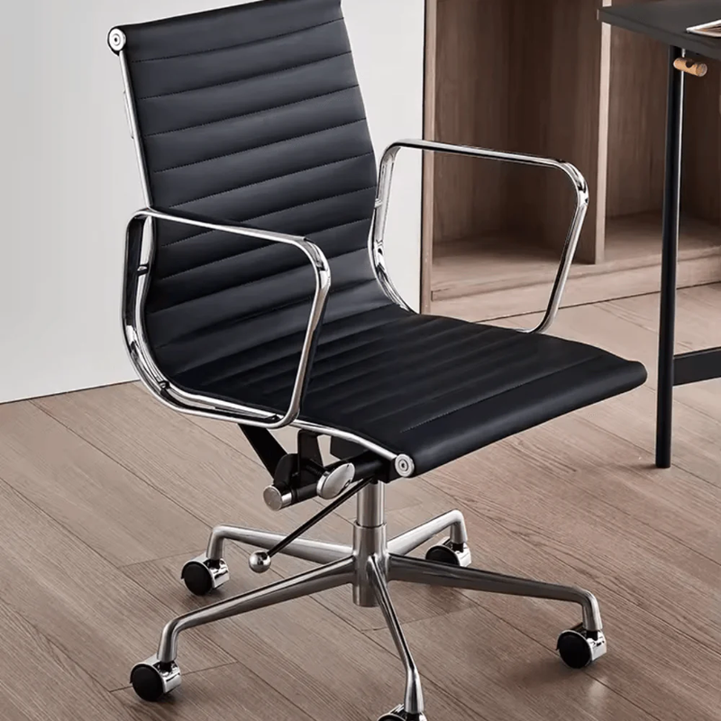 EC106-L EAMES Style Middle Back Office Leather Large Class Chair｜Ergonomic Executive Chair