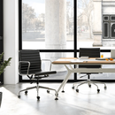 EC106-L EAMES Style Middle Back Office Leather Large Class Chair｜Ergonomic Executive Chair