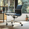 EC106-L EAMES Style Middle Back Office Leather Large Class Chair｜Ergonomic Executive Chair