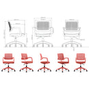 KH-001 Marry Middle Back Ergonomic Office Chair Computer Chair