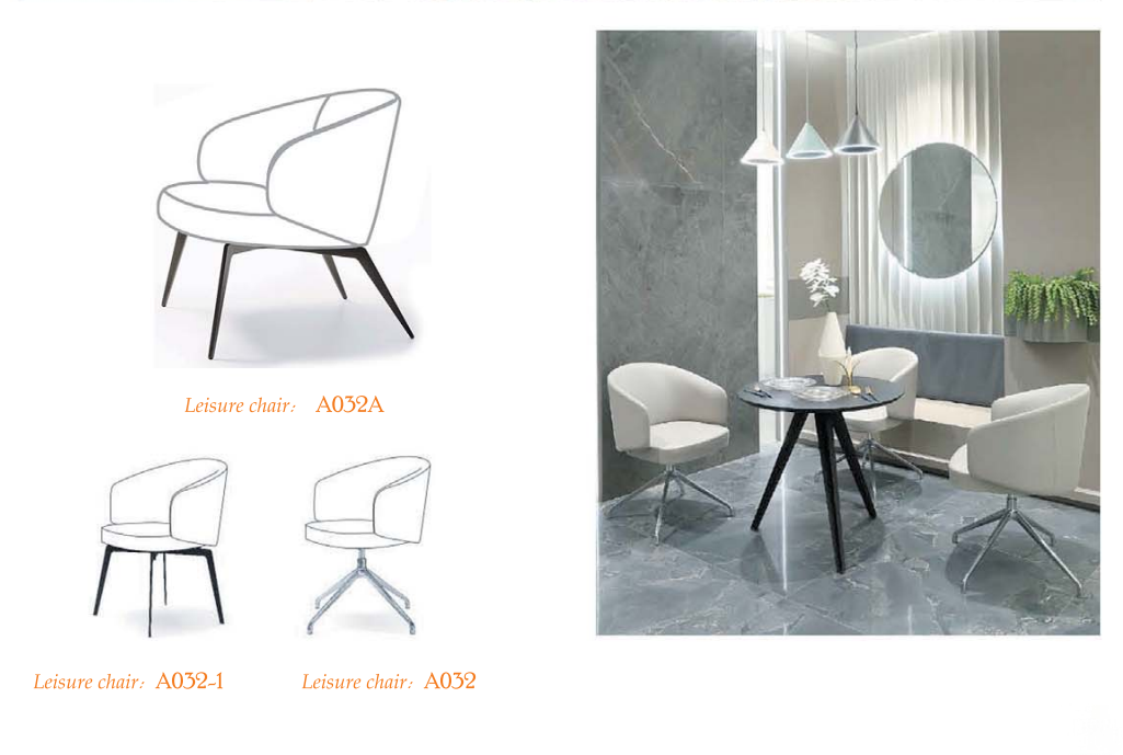 OL111062 低背寬座布藝休閒椅｜Wide Seat Low Back Lounge Chair