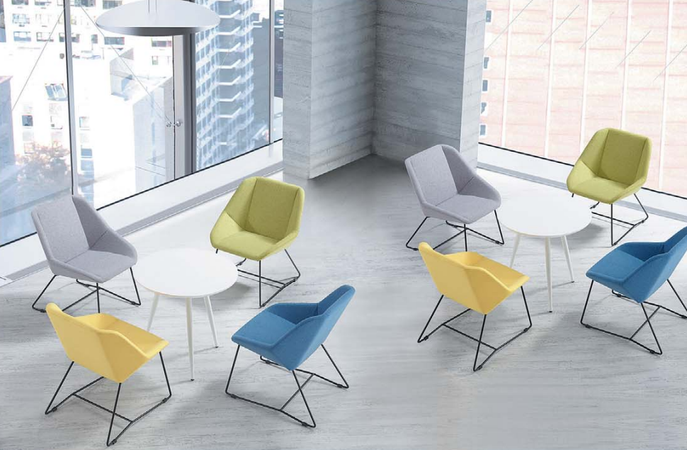 OL111070 線框金屬腳休閒椅｜Wire Frame Lounge Chair