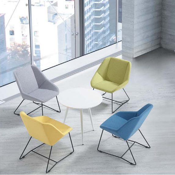 OL111070 線框金屬腳休閒椅｜Wire Frame Lounge Chair