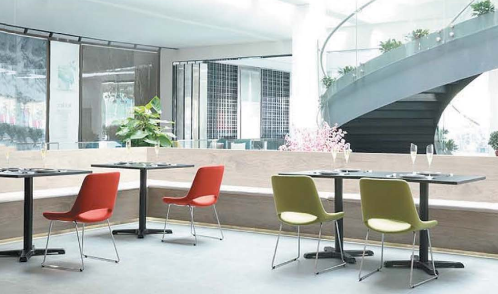 OL111071 雪橇腳布藝休閒椅｜Sled Base Fabric Lounge Chair