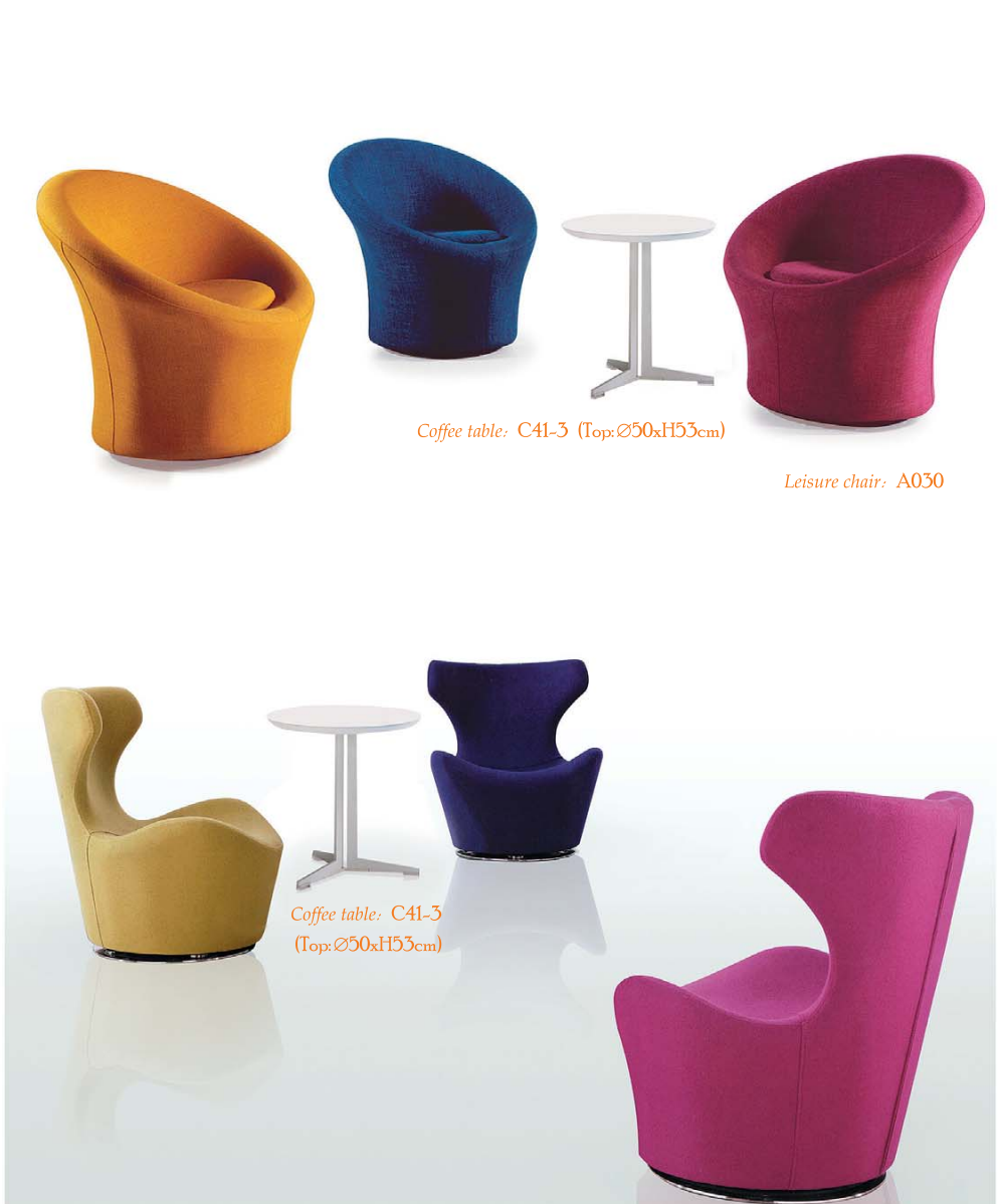 OL111090 圓弧桶形布藝椅｜Curved Tub Lounge Chair