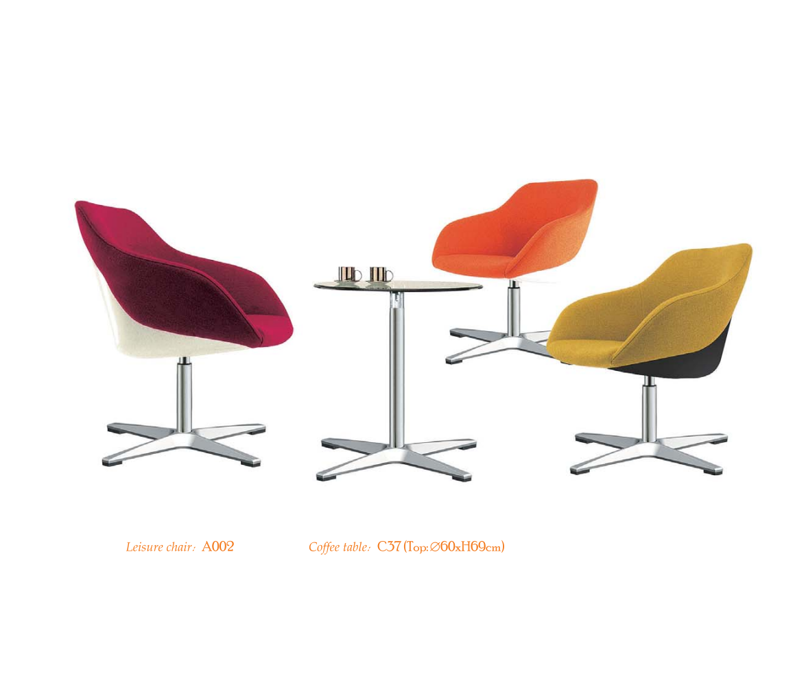 OL1110101 雙色布藝休閒椅｜Two-Tone Fabric Lounge Chair