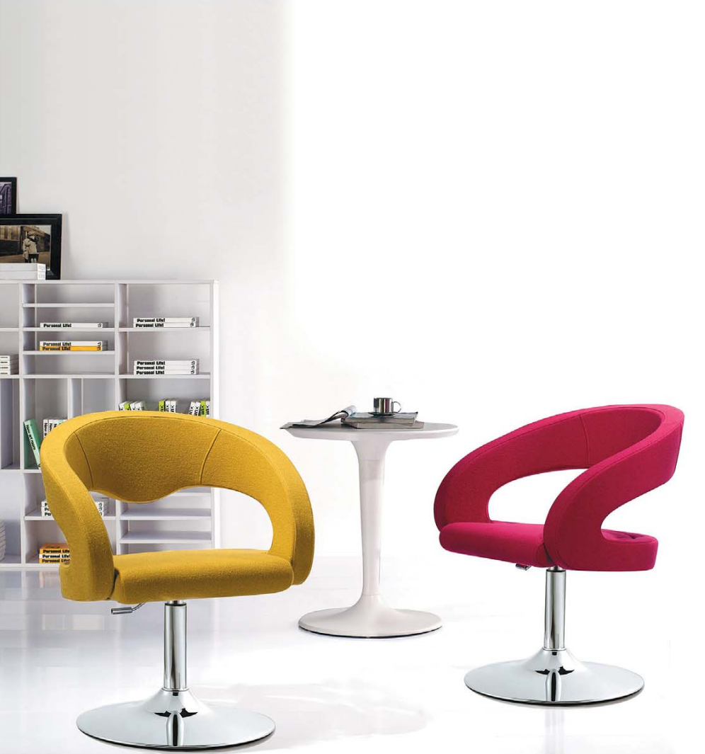 OL1110123 金屬腳布藝休閒椅｜Slim Metal Leg Lounge Chair
