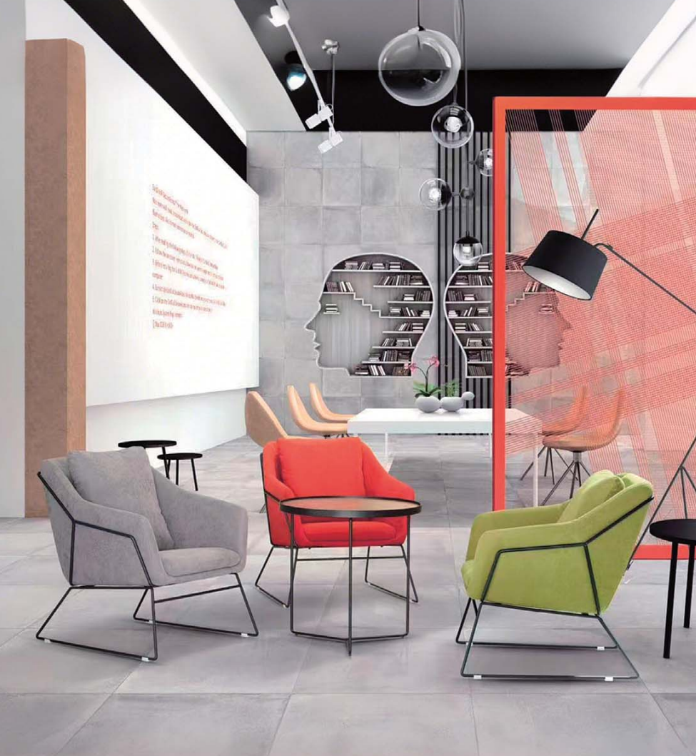 OL1110133 公共空間布藝休閒椅｜Public Space Lounge Chair