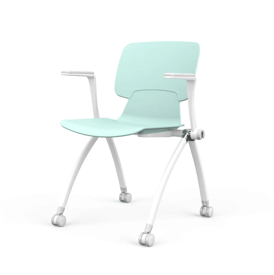 KEM008A-H KIDE 可疊手寫板滑輪培訓椅