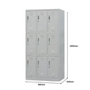 SST008 Preci Office Metal Steel Storage Locker Wardrobe Cabinet