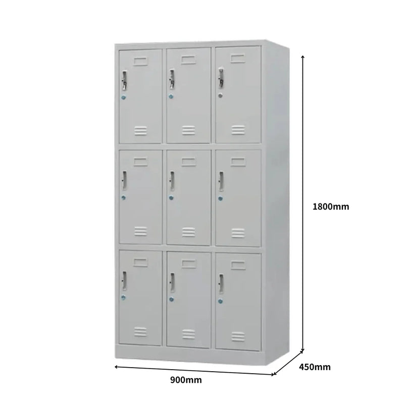 SST008 Preci Office Metal Steel Storage Locker Wardrobe Cabinet