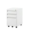 SST015 Statico three-layer drawer metal stainless steel movable drawer file cabinet