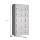 SST008 Preci Office Metal Steel Storage Locker Wardrobe Cabinet