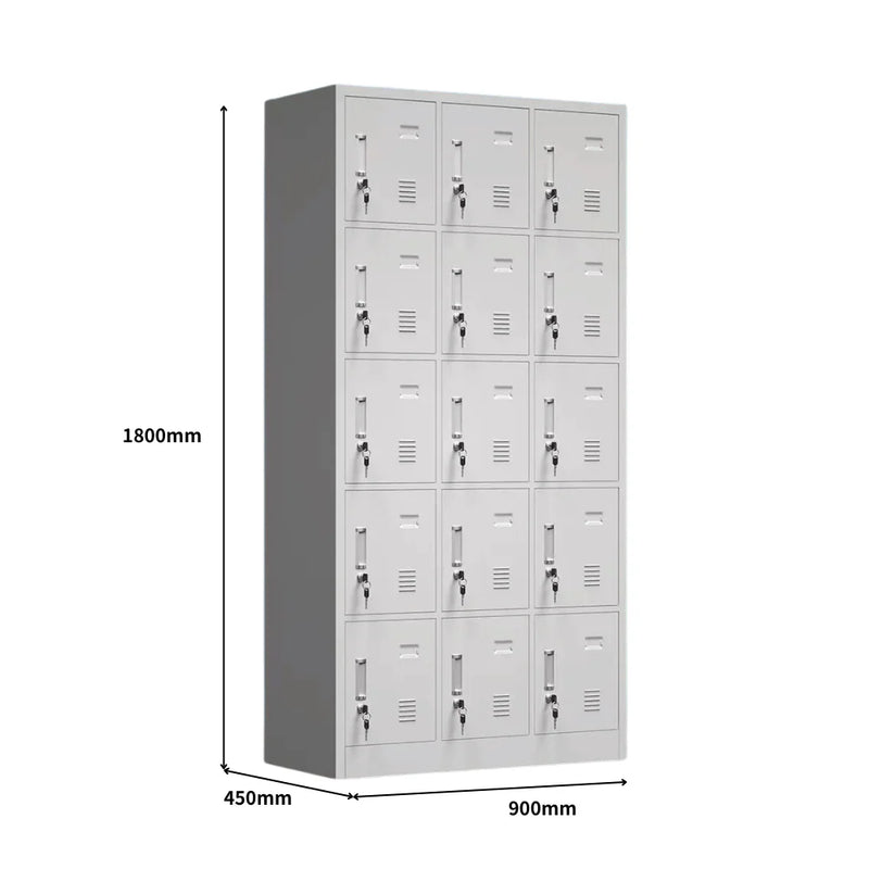 SST008 Preci Office Metal Steel Storage Locker Wardrobe Cabinet