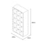 SST007 Tecno office thin edge stainless steel metal handle storage cabinet wardrobe