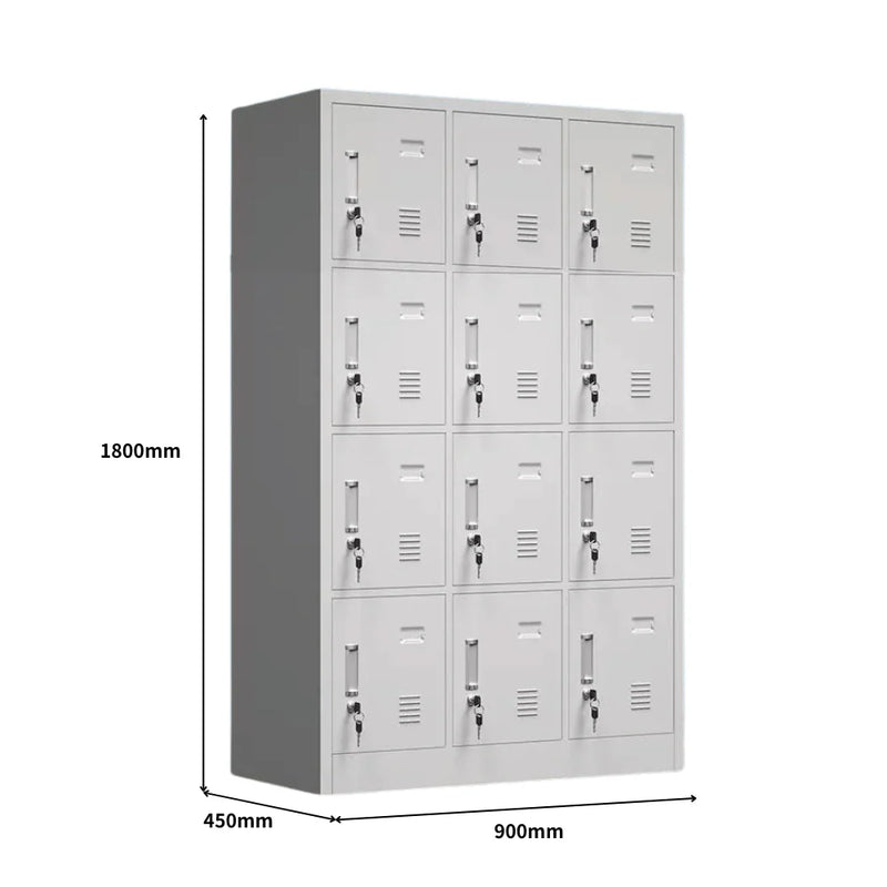SST008 Preci Office Metal Steel Storage Locker Wardrobe Cabinet