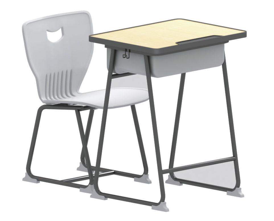 KLY-8012 書包掛勾學生枱｜Desk with Bag Hook