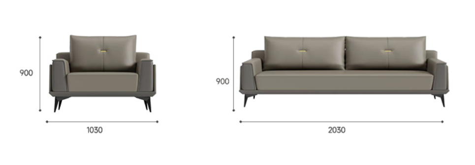 WG102006 真皮辦公梳化｜Genuine Leather Office Sofa｜KLT 香港