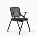 KH112 Puro Black Back Breathable Training Chair Office Multifunctional Chair