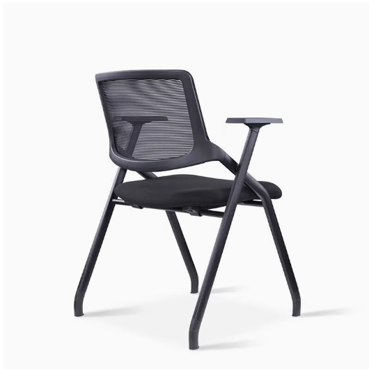 KH112 Puro Black Back Breathable Training Chair Office Multifunctional Chair