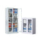 SST010 Netto Office Metal Steel Double Glass Door Covering File Cabinet