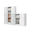 SST012 Minimal Office Metal Steel Double Door Cover File Cabinet