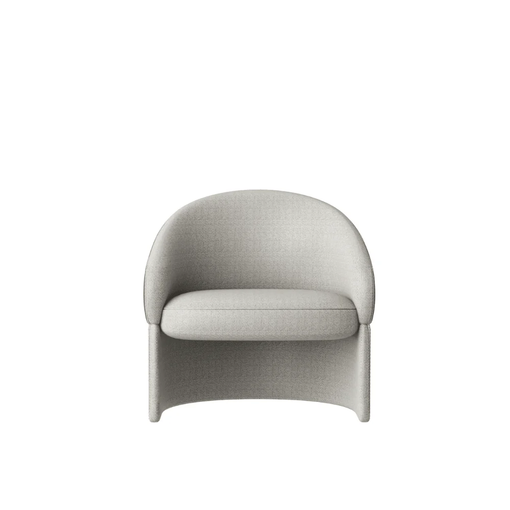 KST054 Recliner 布藝弧形辦公室休閒梳化椅