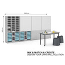 CS010 Gesso Multi-purpose Classroom Cabinet