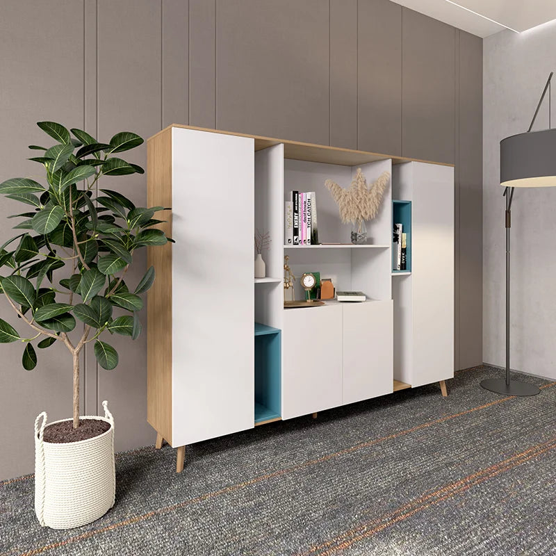 WC 34 Floren Wood Leg Office Storage File Cabinet