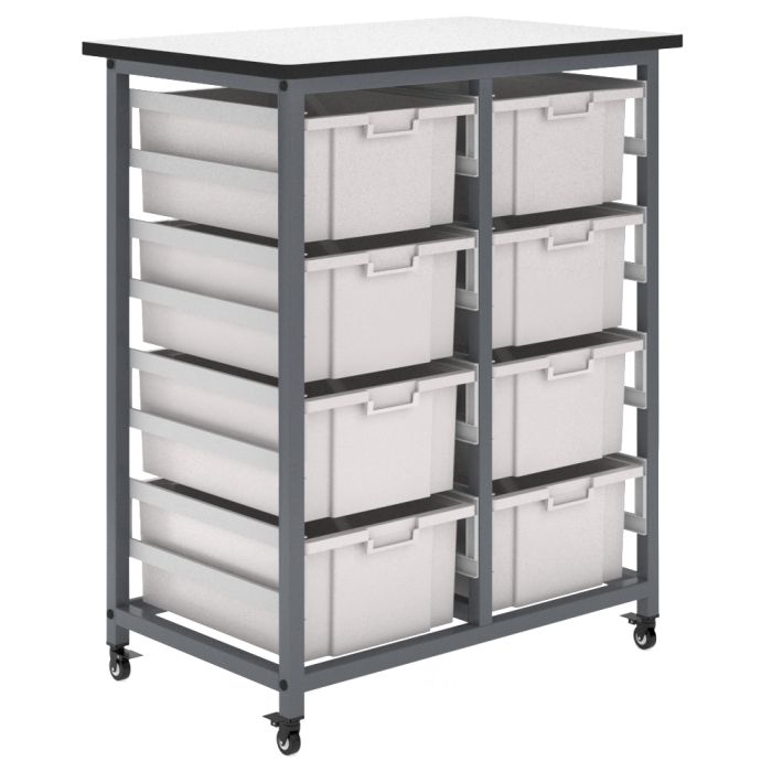 TY001 Carre 雙層移動式教材櫃｜Teaching Supply Trolley