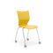 KQT-201C Tower Four-legged Plastic Chair with Pulleys
