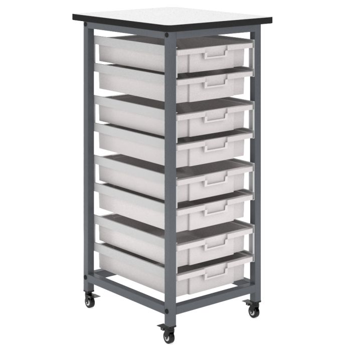 TY002 Spinta Single-Tier Mobile Teaching Supply Cabinet｜Teaching Supply Trolley 
