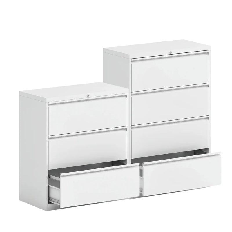 SST004 Lucido Office Steel Horizontal Drawer File Cabinet