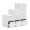 SST003 Inox Office Steel Inline Drawer File Cabinet