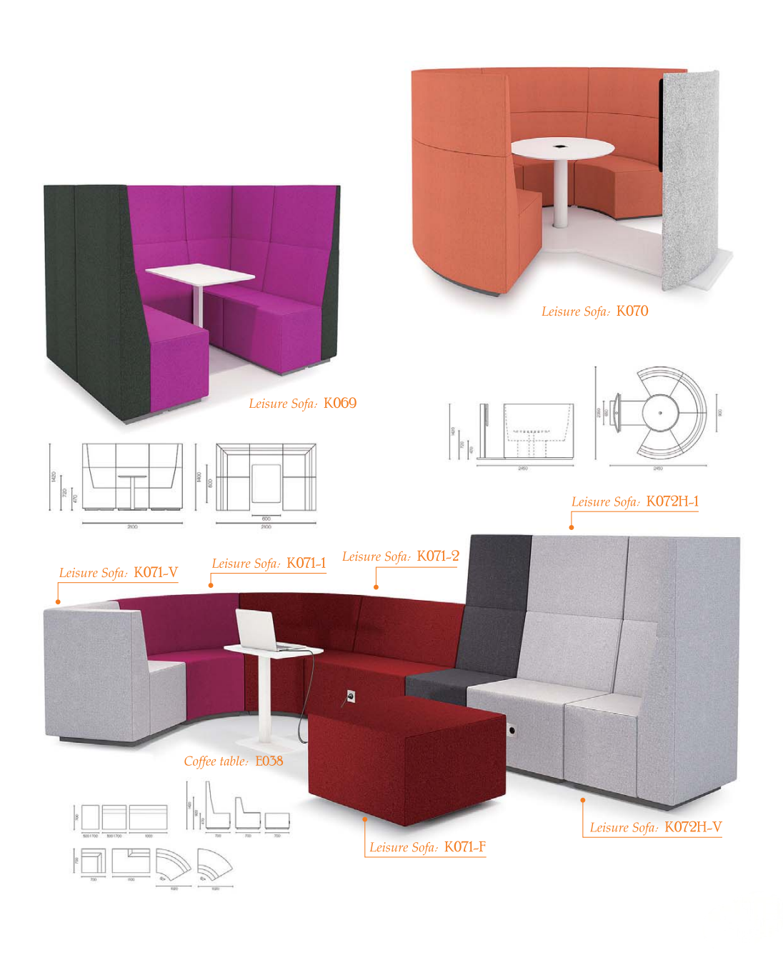 OL1110201 企業接待家具｜Corporate Reception Furniture｜KLT