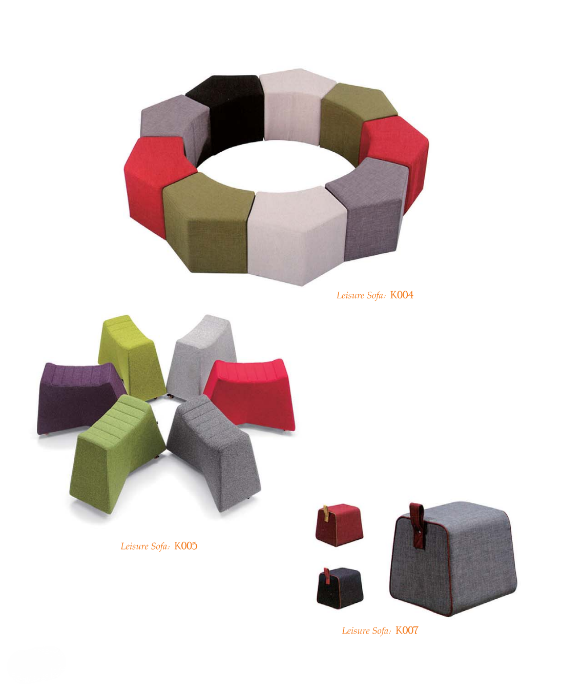 OL1110206 組合式休閒座椅｜Modular Lounge Seating｜KLT