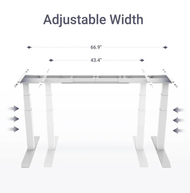 PROM STANDING DESK-Walnut_White (E7-02W)