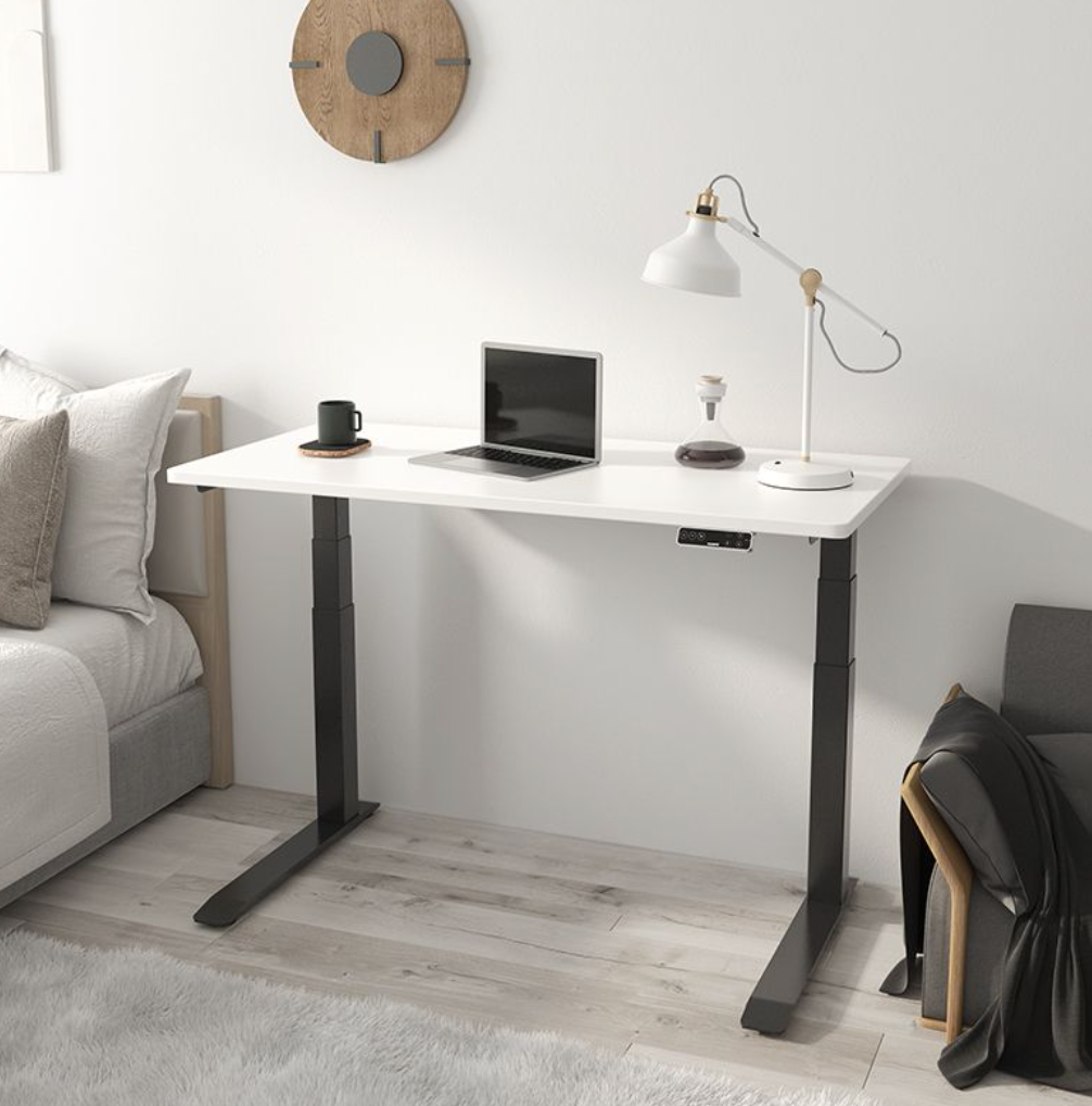 PROM STANDING DESK-White_Black (E7-03B)