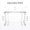 M Standing Desk - White_Black (EC3-02B)