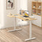L-SHAPED 2-LEGS UP STANDING DESK - WHITE (E1L-02W)
